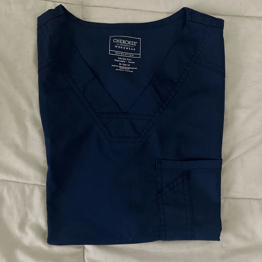 Navy Blue Shirt for Medical office or Hospital workers.